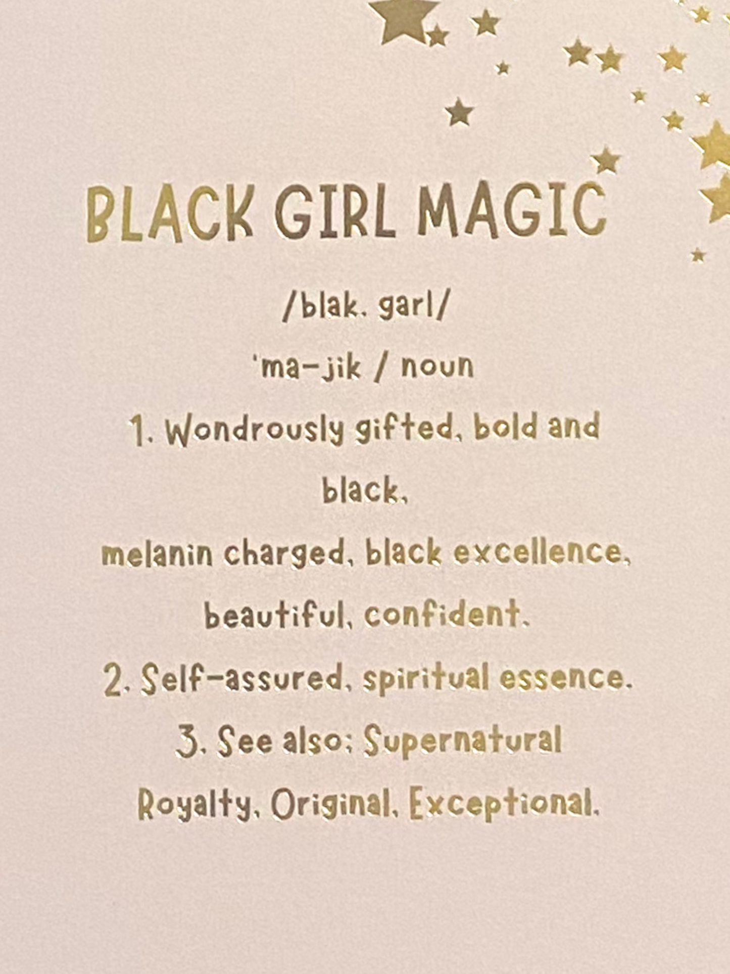 ‘Black Girl Magic Birthday’ Card